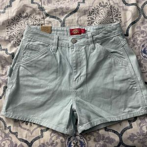 Brand new Light Blue High Waisted Dickies Carpenter shorts!